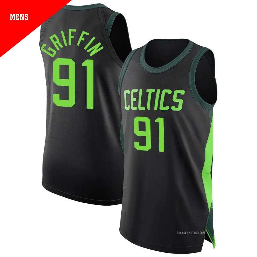 Boston Celtics Authentic Black City Edition Jersey-2024/25-Blake Griffin-＃91-Men's