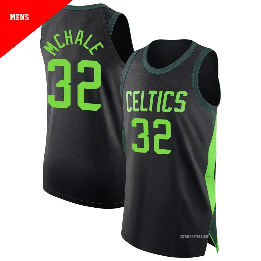 Boston Celtics Authentic Black City Edition Jersey-2024/25-Kevin Mchale-＃32-Men's