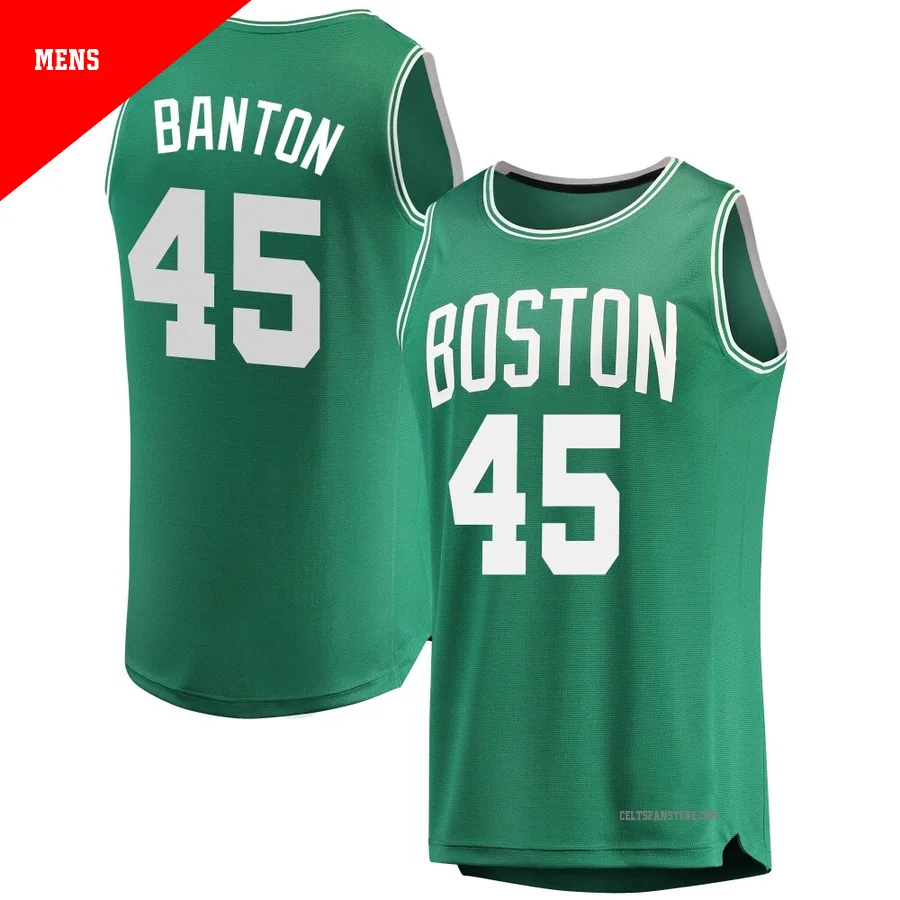 Boston Celtics Fast Break Jersey - Icon Edition-Green-Dalano Banton-＃45-Men's