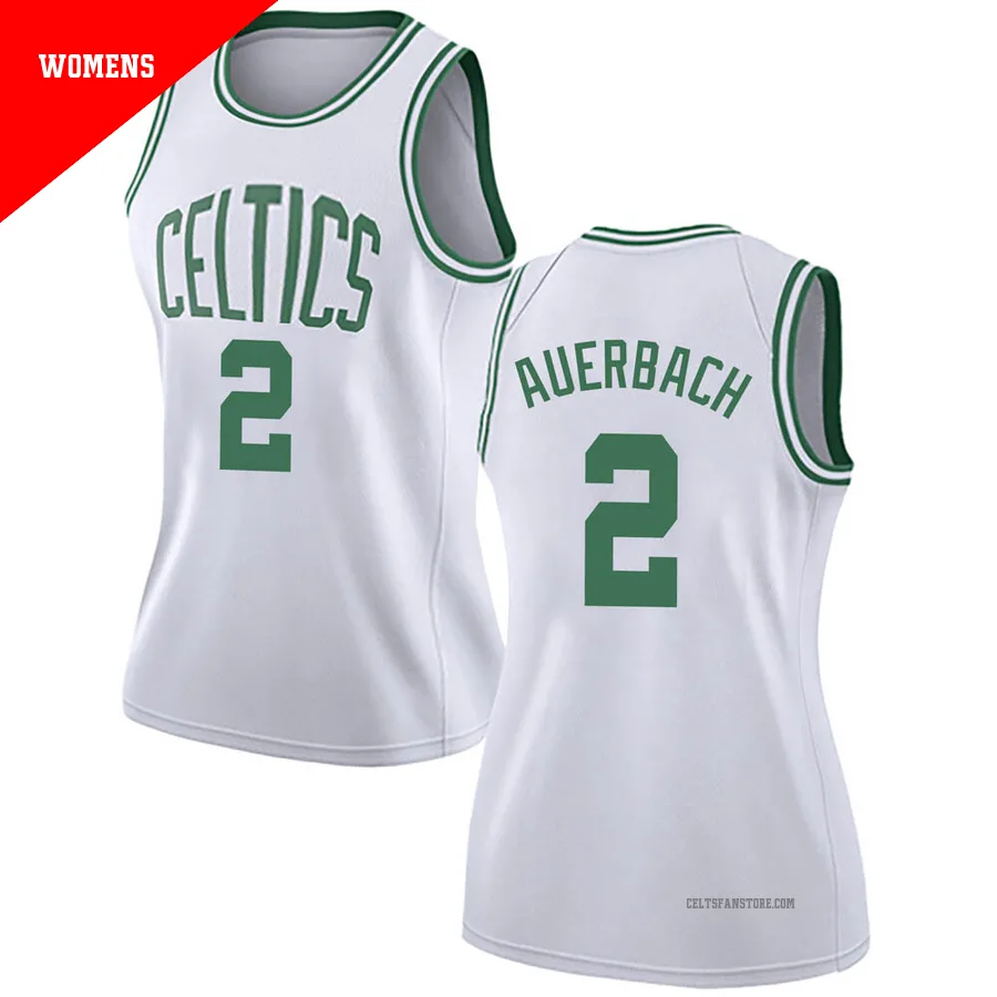 Boston Celtics Swingman Jersey - Association Edition-White-Red Auerbach-＃2-Women's