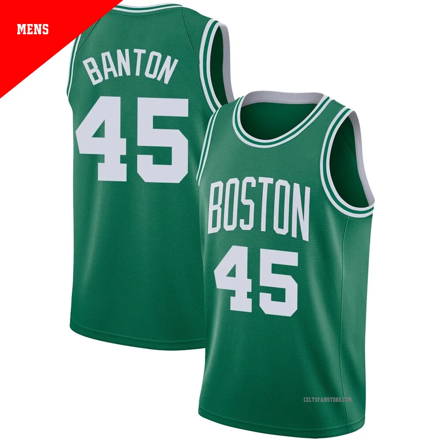Boston Celtics Swingman Jersey - Icon Edition-Green-Dalano Banton-＃45-Men's