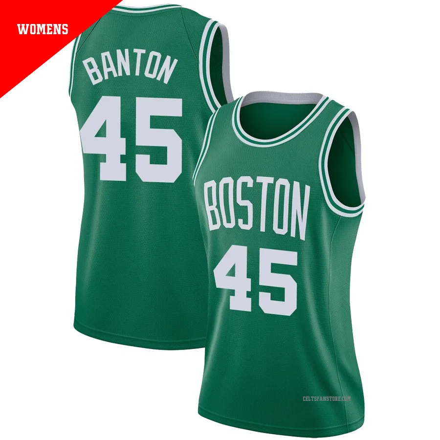Boston Celtics Swingman Jersey - Icon Edition-Green-Dalano Banton-＃45-Women's